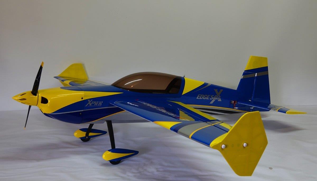 ExtremeFlight Edge 540T V2 EXP - Blue/Yellow 1,52m 60inch RxR