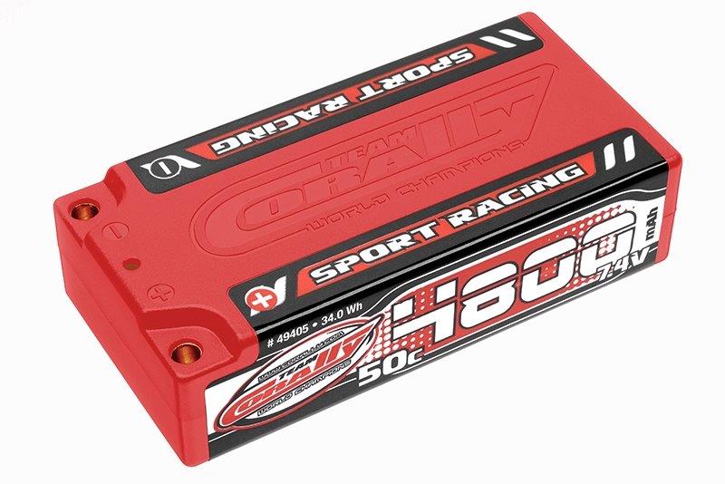 Sport Racing 50C LiPo Battery 4800mAh 7.4V Shorty 4mm bullit