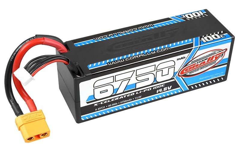 X-Celerated 100C LiPo 6750 mAh 14.8V XT90