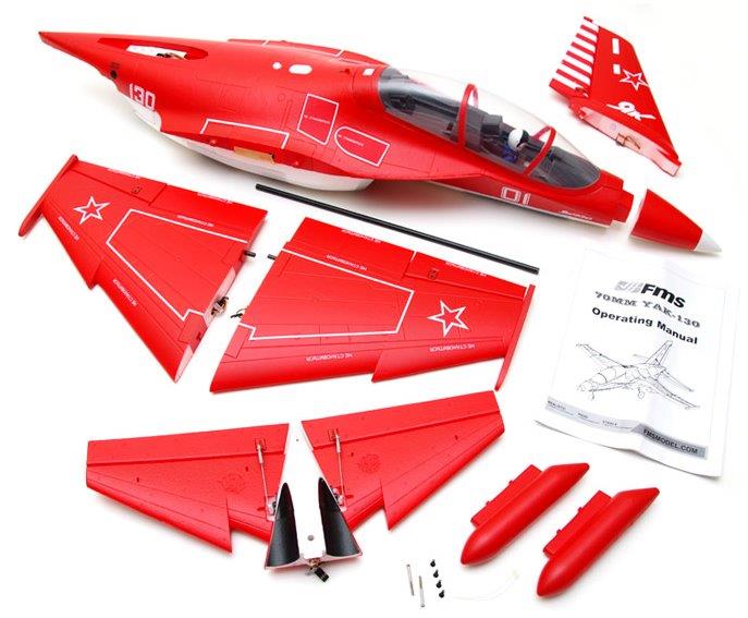 FMS Yak 130 V2 880mm (70mm Fläkt) - 12