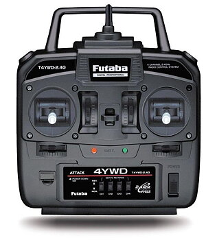 Futaba Radio set ATTACK 4-kanals bilmix/R214GFE