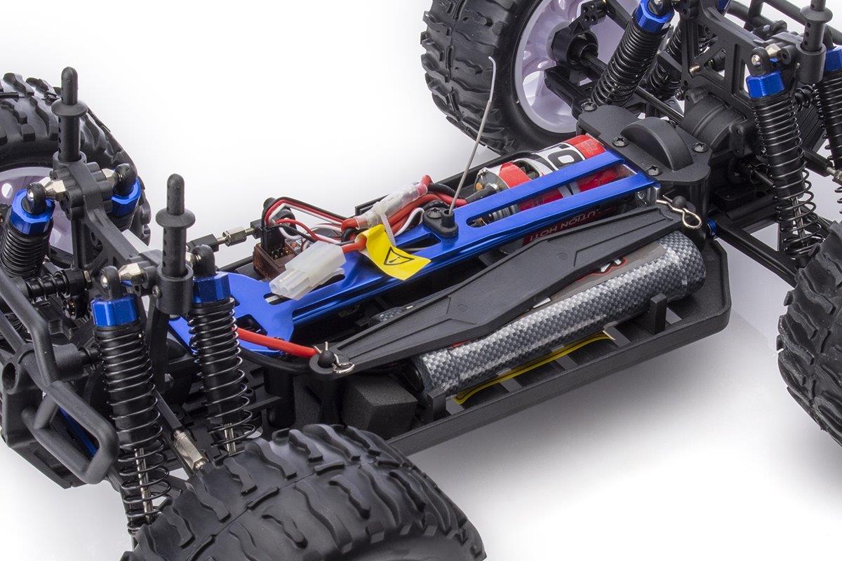 HiMOTO Monster GRIT 1:10 RTR set 2.4GHz Blue - 6