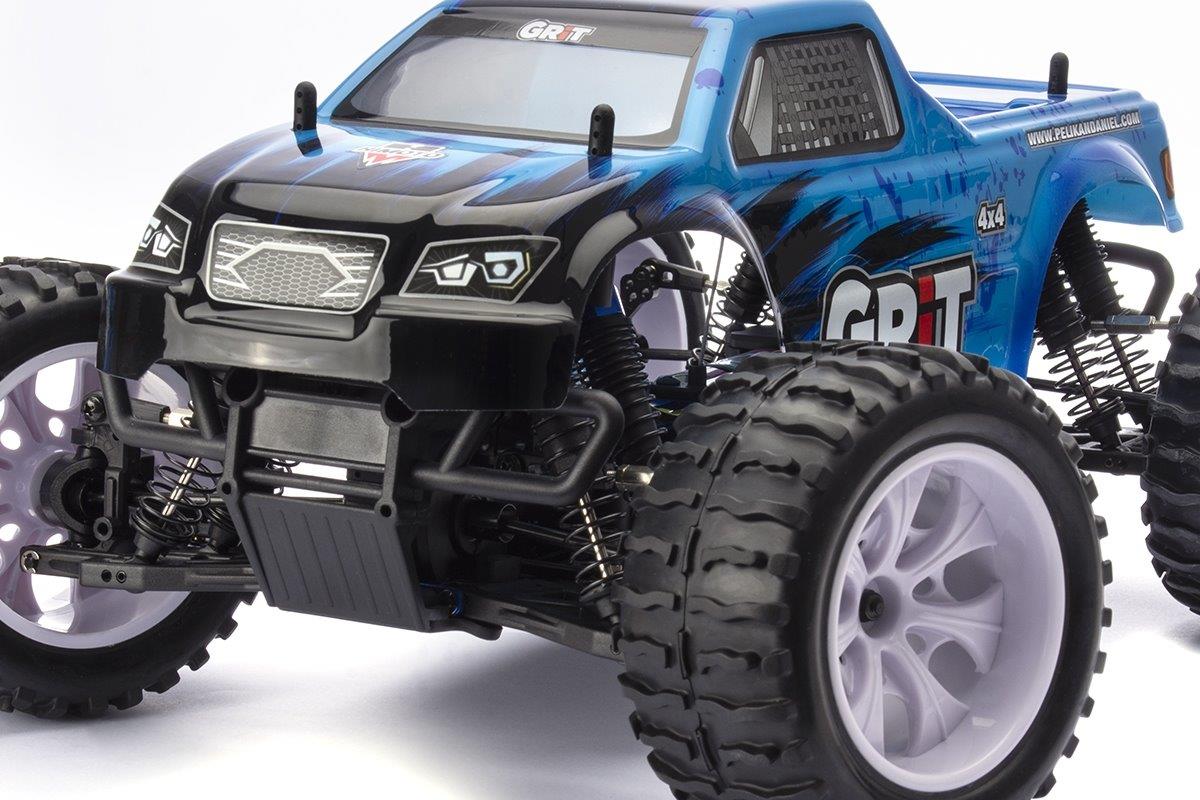 HiMOTO Monster GRIT 1:10 RTR set 2.4GHz Blue - 4
