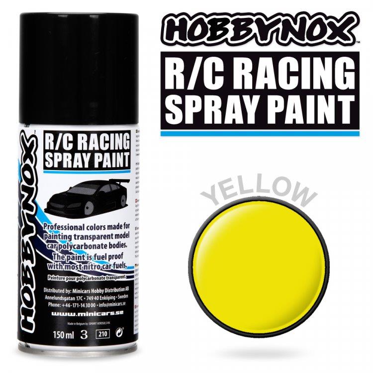 Gul R/C Racing Car Spray Färg 150 ml