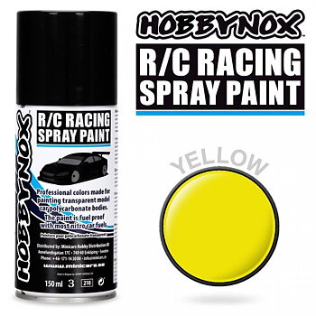 Gul R/C Racing Car Spray Färg 150 ml