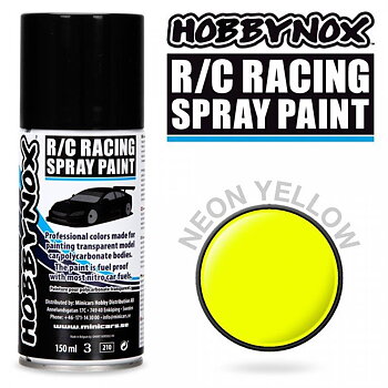Neon Gul R/C Racing Car Spray Färg 150 ml