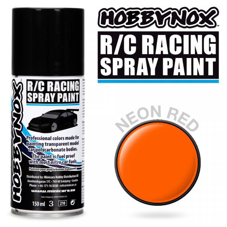 Neon Röd R/C Racing Car Spray Färg 150 ml