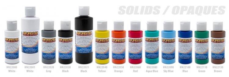 Airbrush Color Solid Svart 120 ml - 3