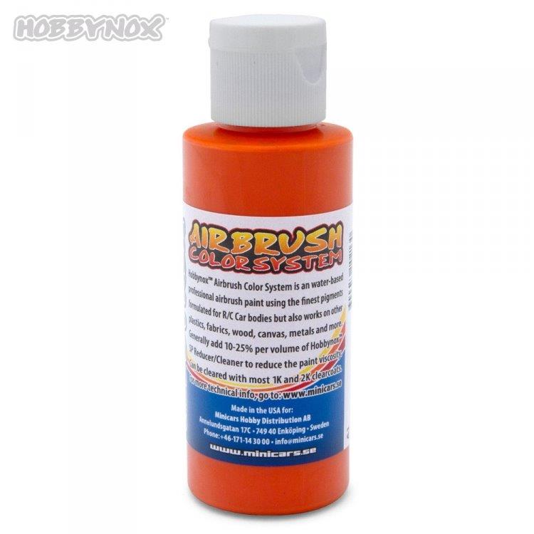 Airbrush Color Solid Orange 60ml - 2