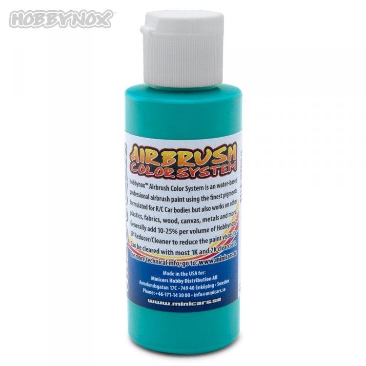 Airbrush Color Solid Aqua Blå 60ml - 2