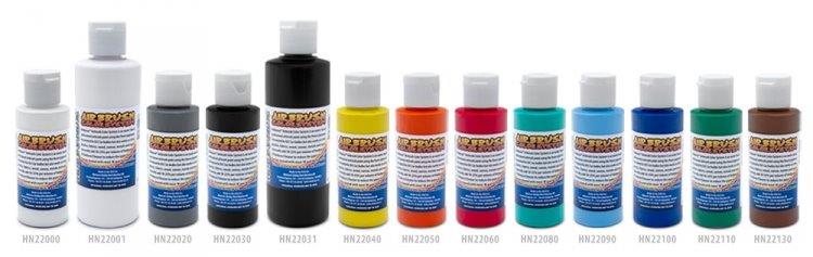 Airbrush Color Solid Aqua Blå 60ml - 4