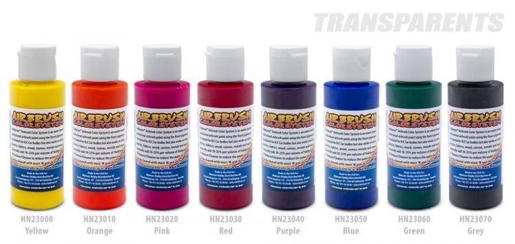 Airbrush Color Transparent Grön 60ml - 6