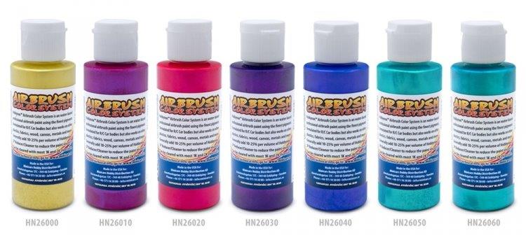 Airbrush Color Iridescent Candy Röd 60ml - 4