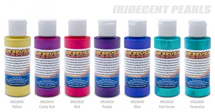Airbrush Color Iridescent Candy Röd 60ml - 3