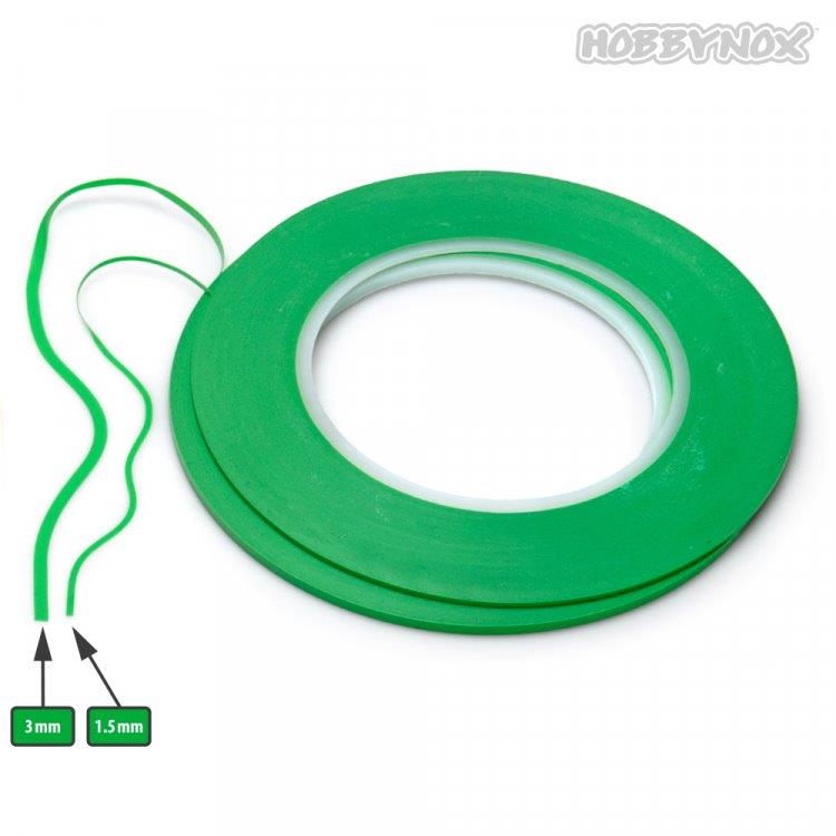 HOBBYNOX Fineline Maskeringstejp Grön Soft 3mmx55m - 5