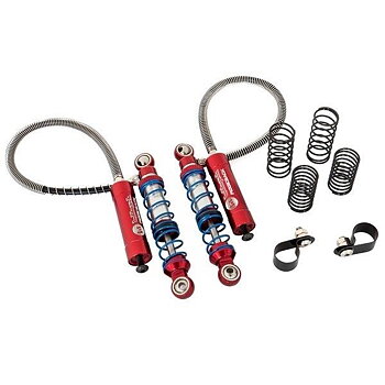Crawler shocks adjustable 100mm progressive Piggyback (2 pcs.)