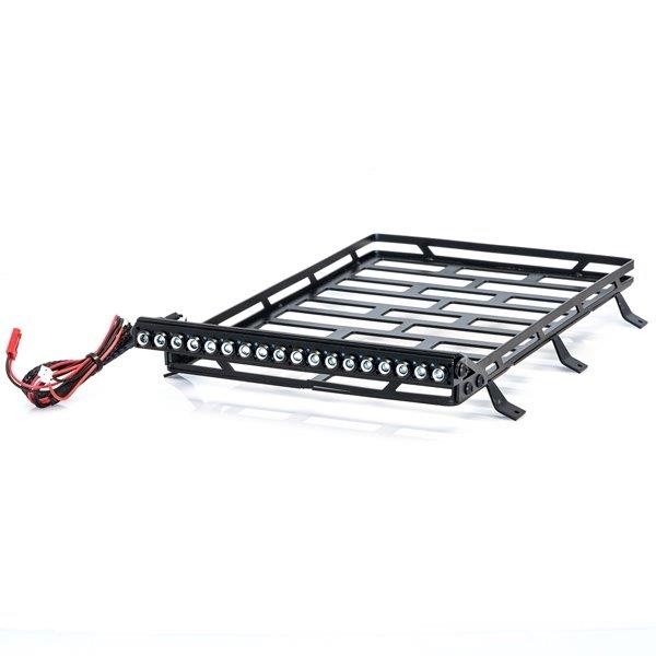 Roof rack set metal with LED headlights - 140x115x40mm