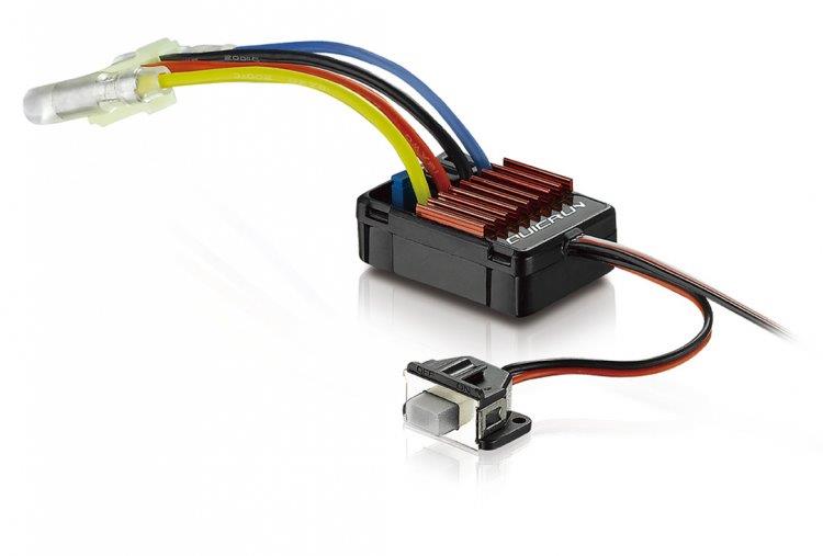 Hobbywing QuicRun WP 1625 Fartreglage 25A (Borstat) 2-3S Bil 1/16 - 3