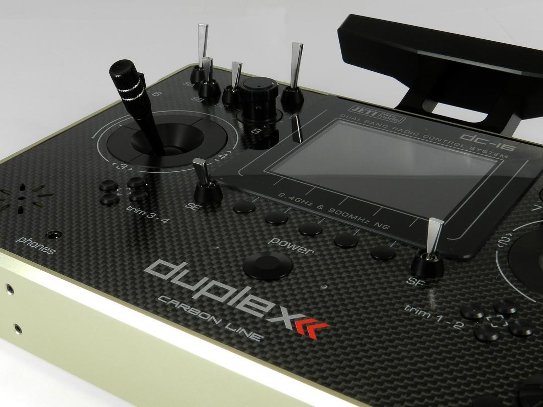 JETI DC-16 II Carbon / GUL sändare - 10