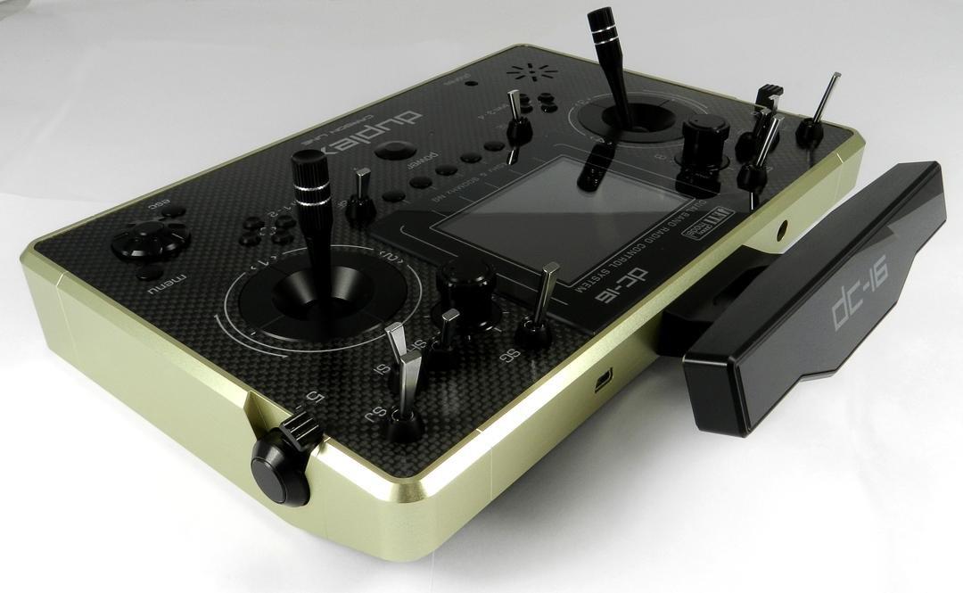 JETI DC-16 II Carbon / GUL sändare - 4