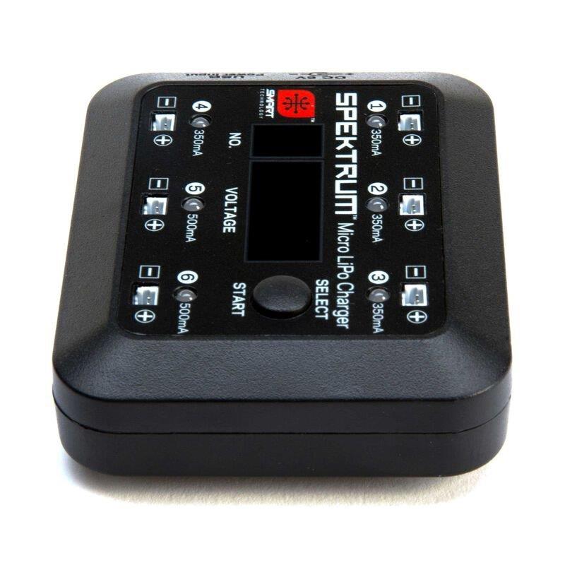 Spektrum Micro 6 Port DC/USB 1S LiPo Charger - 5