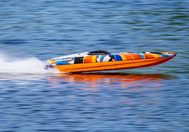 Traxxas DCB M41 Katamaran BL TQi TSM - Utan Batt/Laddare Orange - 7