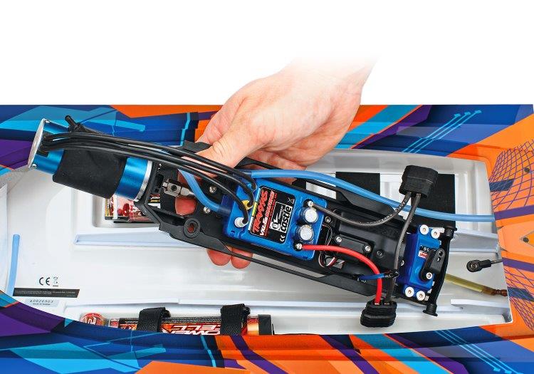 Traxxas DCB M41 Katamaran BL TQi TSM - Utan Batt/Laddare Orange - 11
