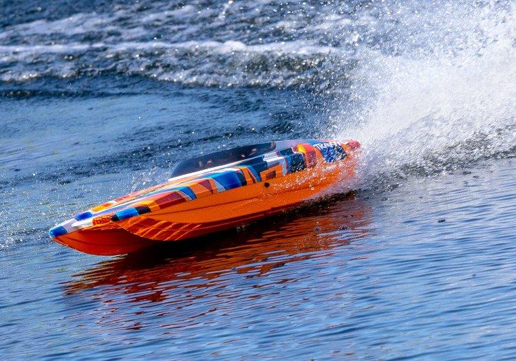 Traxxas DCB M41 Katamaran BL TQi TSM - Utan Batt/Laddare Orange - 5