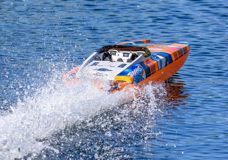 Traxxas DCB M41 Katamaran BL TQi TSM - Utan Batt/Laddare Orange - 6