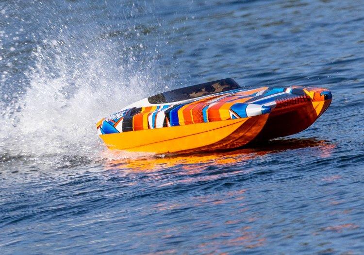 Traxxas DCB M41 Katamaran BL TQi TSM - Utan Batt/Laddare Orange - 8