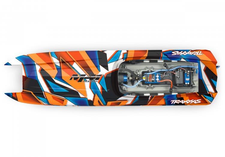 Traxxas DCB M41 Katamaran BL TQi TSM - Utan Batt/Laddare Orange - 10