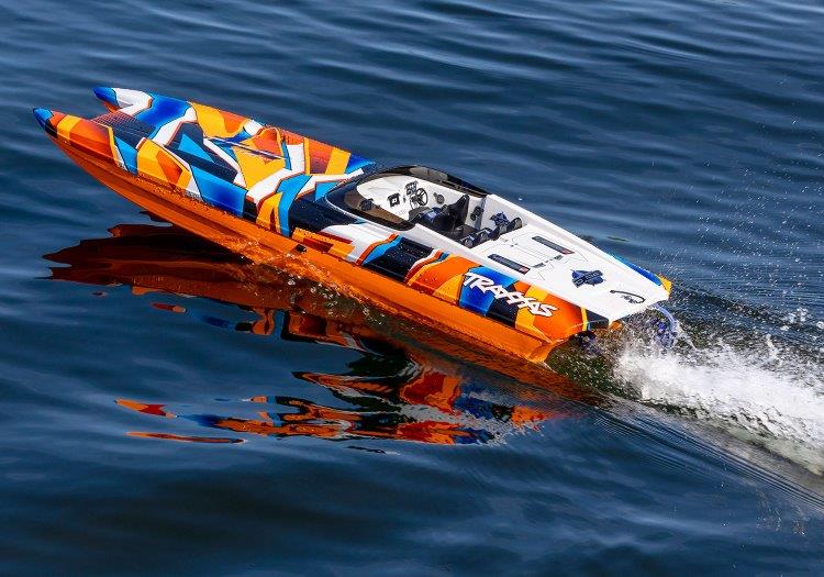 Traxxas DCB M41 Katamaran BL TQi TSM - Utan Batt/Laddare Orange - 4