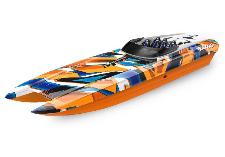 Traxxas DCB M41 Katamaran BL TQi TSM - Utan Batt/Laddare Orange - 15