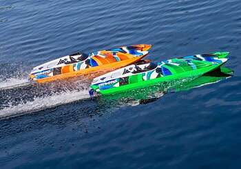 Traxxas DCB M41 Katamaran BL TQi TSM - Utan Batt/Laddare Orange