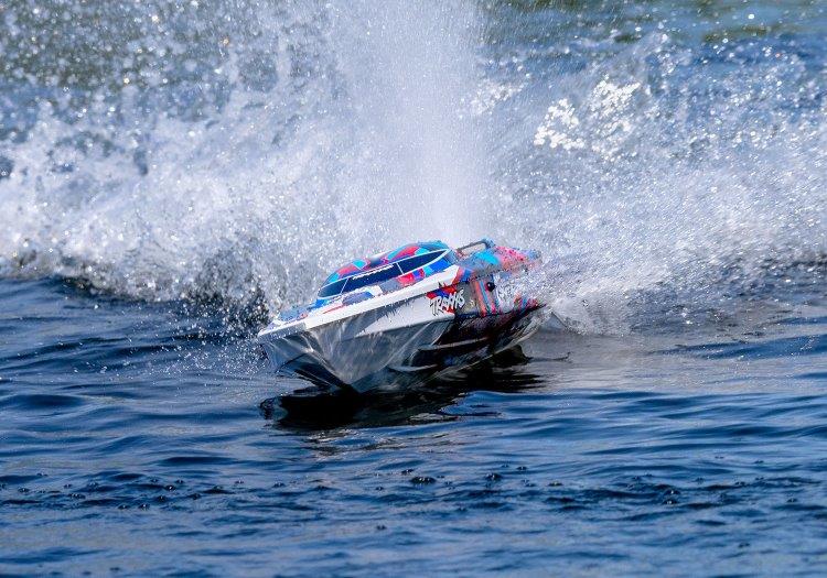Traxxas Spartan BL TQi TSM - Utan Batteri & Laddare Röd - 7