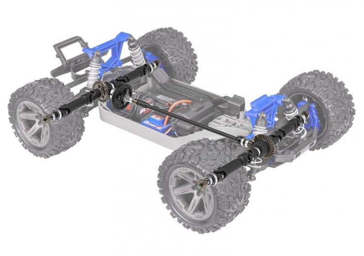 Traxxas Rustler 4x4 BL-2s 1/10 RTR TQ Blå - 12