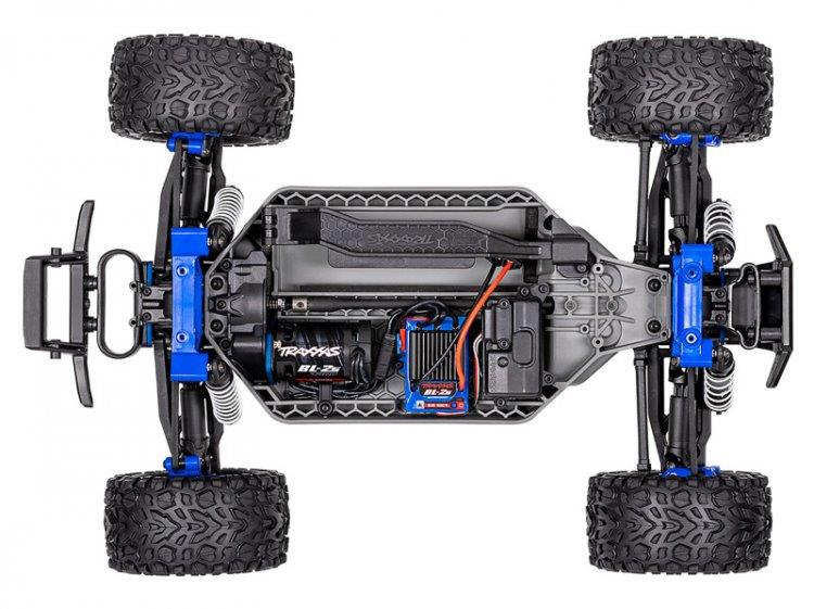 Traxxas Rustler 4x4 BL-2s 1/10 RTR TQ Blå - 20