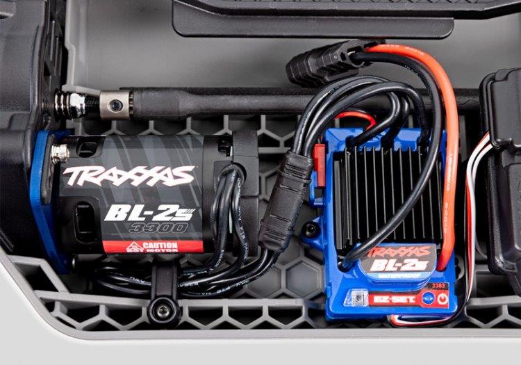 Traxxas Rustler 4x4 BL-2s 1/10 RTR TQ Blå - 6