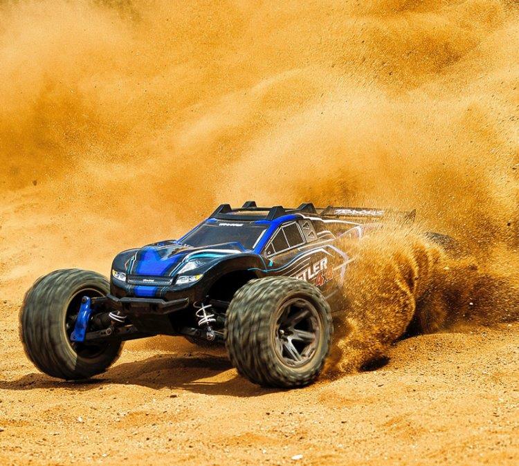 Traxxas Rustler 4x4 BL-2s 1/10 RTR TQ Blå - 14