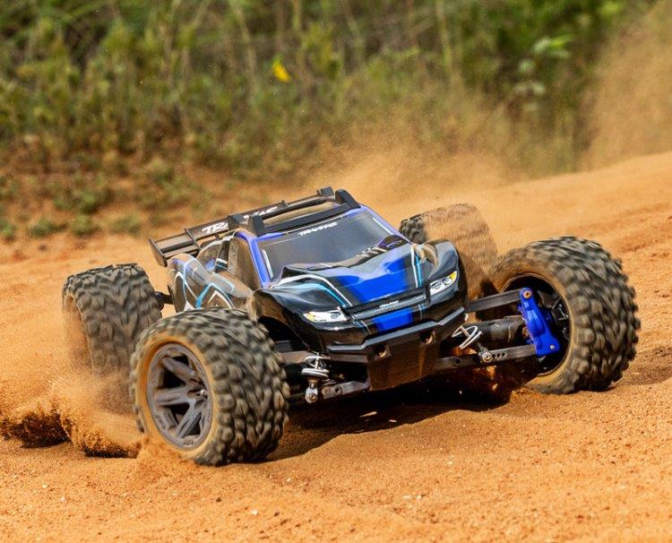 Traxxas Rustler 4x4 BL-2s 1/10 RTR TQ Blå - 16