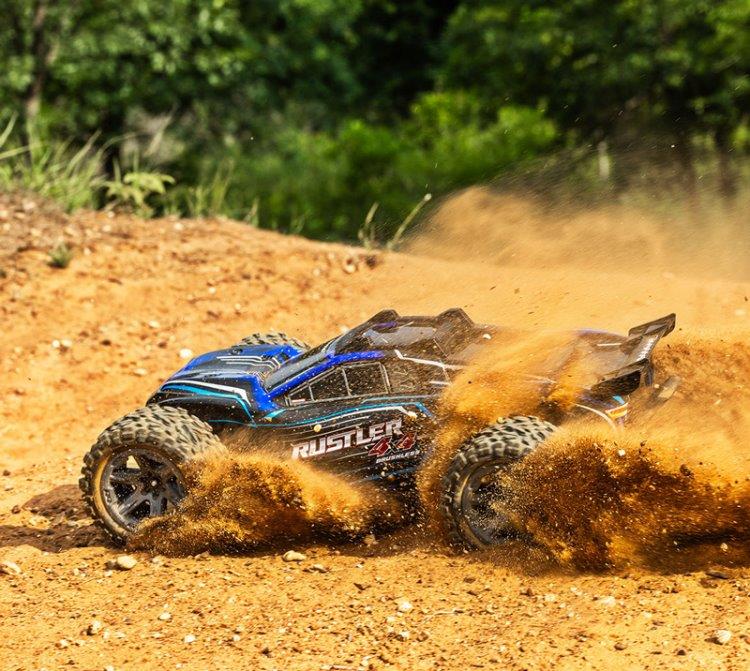 Traxxas Rustler 4x4 BL-2s 1/10 RTR TQ Blå - 18