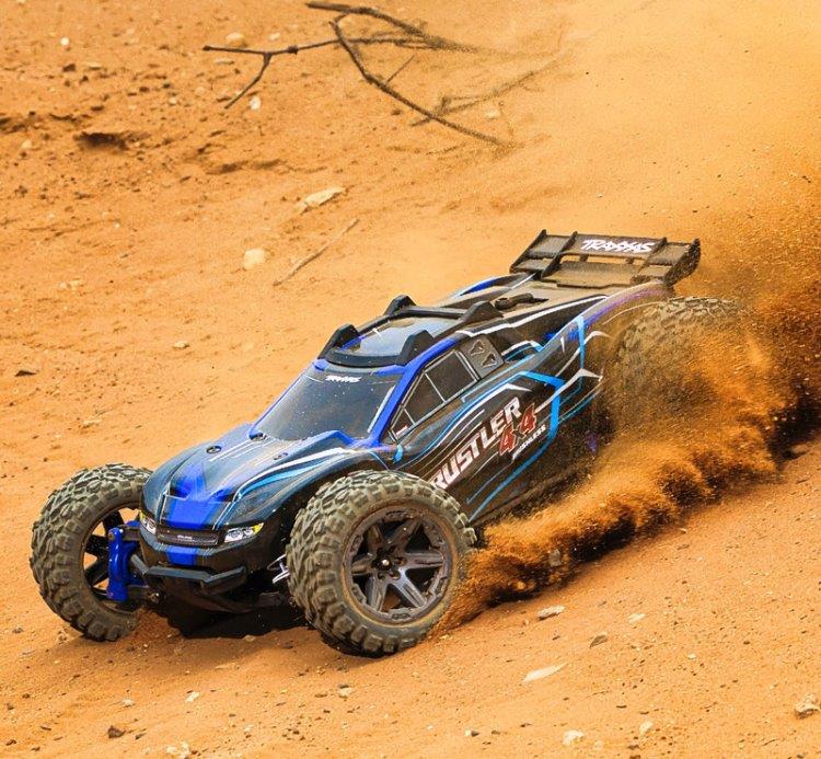 Traxxas Rustler 4x4 BL-2s 1/10 RTR TQ Blå - 17