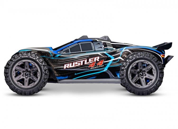 Traxxas Rustler 4x4 BL-2s 1/10 RTR TQ Blå - 23