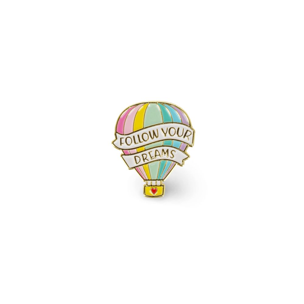 Pin your style! Enamel metal pin (knappnål), Air Balloon - 2