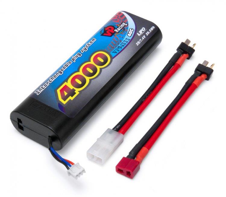 VAPEX LiPo 2S 30C 4000 mAh Hardcase Deans Universal Redragon