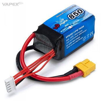 Vapex 4S 14.8V 850mAh 60C XT60-Kontakt
