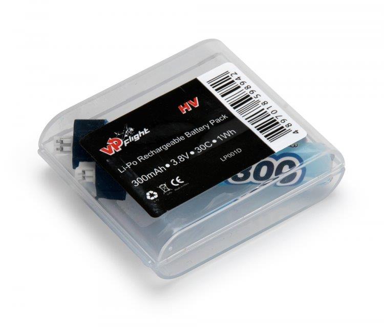 VAPEX Li-Po Batteri 1S 3.7V 300mAh 30C 2-Pack* - 2