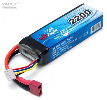 VAPEX Li-Po Batteri 3S 11.1V 2200mAh 30C T-Kontakt