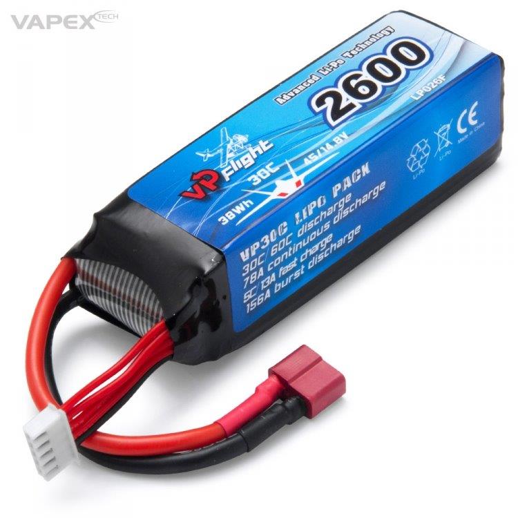 VAPEX 4S 14.8V 2600mAh 30C T-Kontakt