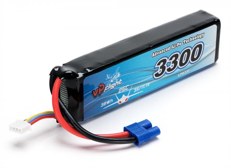 VAPEX Li-Po Batteri 3S 11.1V 3300mAh 30C EC3-Kontakt